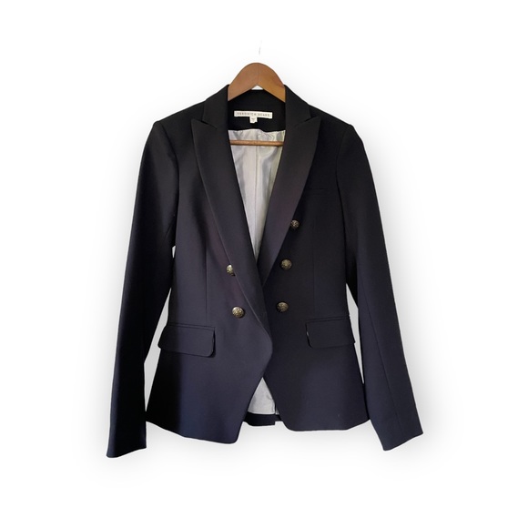 Veronica Beard Jackets & Blazers - Veronica Beard navy blue lined jacket with military style buttons